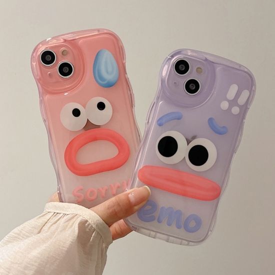 갤럭시 s22 21 20 도톰한 소세지 입술 캐릭터 케이스