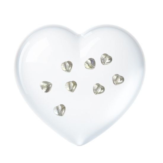 투명 하트 비즈 팔찌 목걸이 키링 만들기 공예 재료