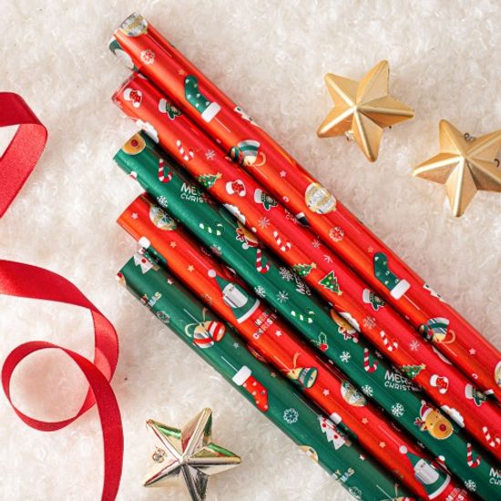 크리스마스 포장지 4P (4종랜덤)