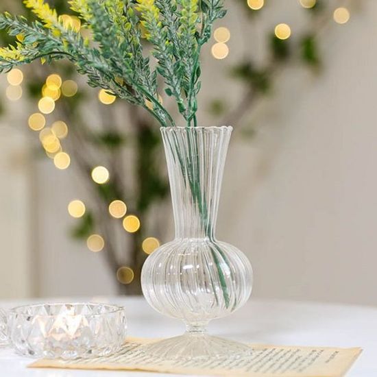 [와인앤쿡]스트라이프 라인글라스 화병(B타입) 1개