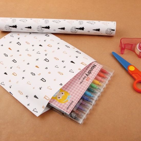 [기성]포장지 화이트 크리스마스