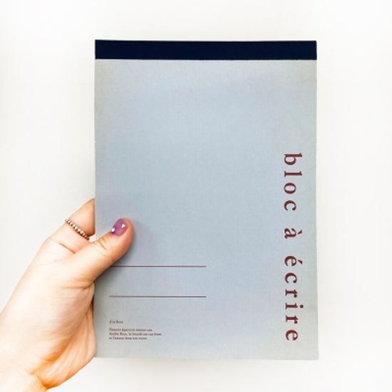 NOTE PAD A5 ver VINTAGE BLUE 아이디어 무지노트