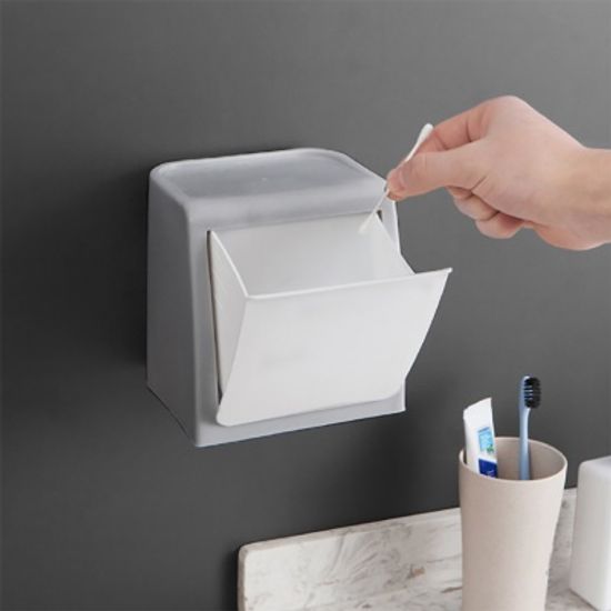 접착식 벽걸이 휴지통 테이블 미니 쓰레기통