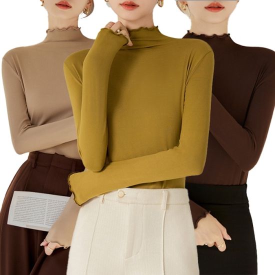 [1+1+1]기모 반폴라넥 포근한 터틀넥/셔링넥