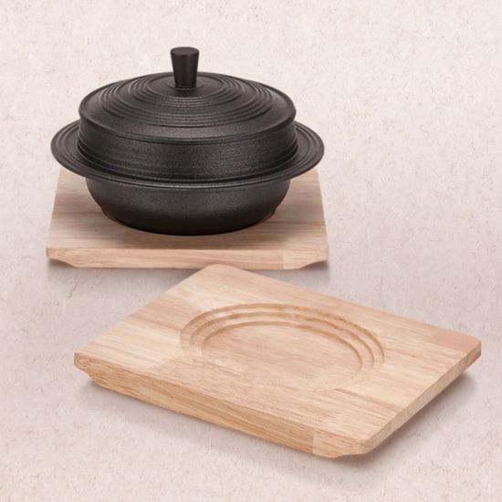 [리빙아트] 업소용 통주물 무쇠 가마솥 20cm