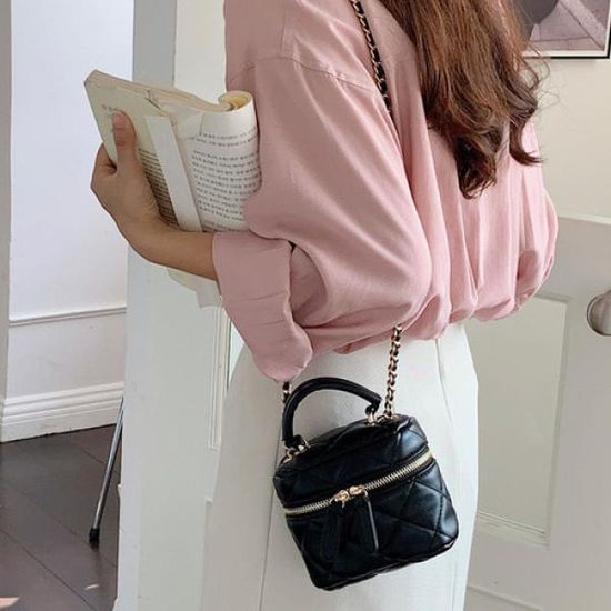 나이른 퀼팅 미니크로스백여자여성학생직장인