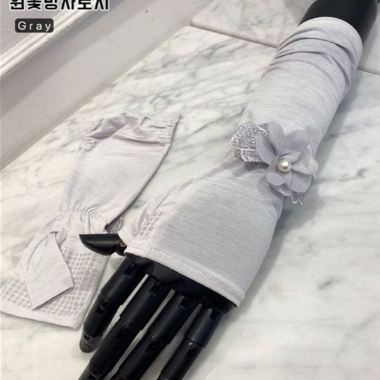 [애슬릿]꽃 무지 작업용 여름 운전 골프 팔 토시