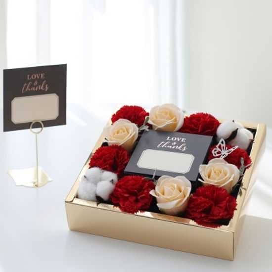 러브앤땡스 반전 돈티슈 카네이션 용돈박스