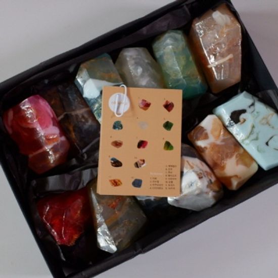 [오키프] 탄생석 비누 12달 SET / 60g, 100g