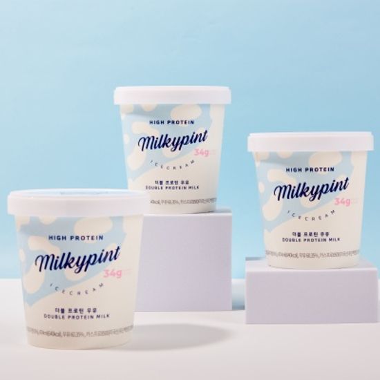 밀키파인트 더블 프로틴 우유 474ml 8개입