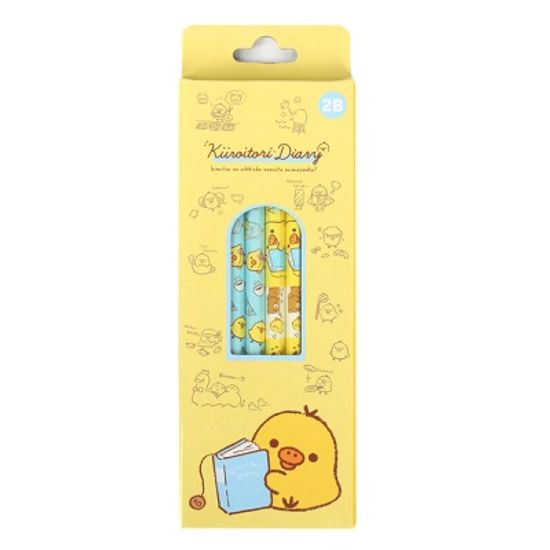 리락쿠마 4본 연필세트 / 2B 육각연필