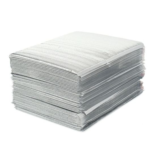 간편 접착식 은박 보냉봉투 50p세트 보냉팩 40cmx40cm