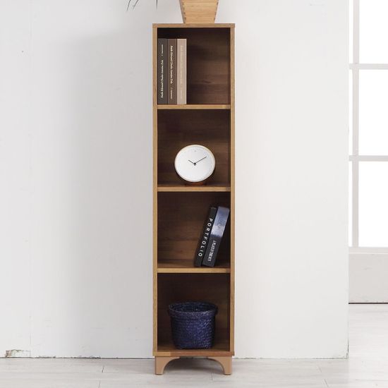 포키 거실책장 전면 낮은 미니 슬림 책꽂이 (착불)