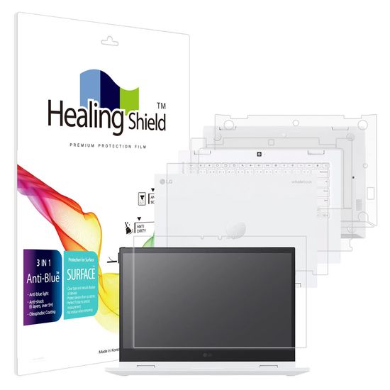 LG 웨일북 14TN30S 블루라이트차단 필름1매 외부3종