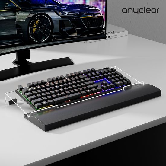애니클리어 아크릴 키보드 받침대 손목 보호대 KWR02