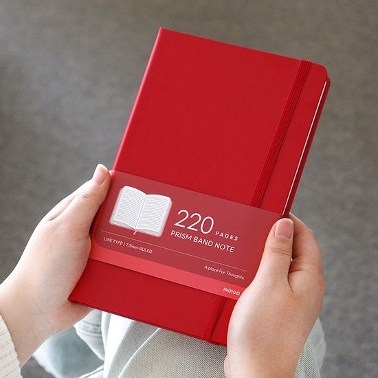 프리즘 220 라인 밴드 노트 (A5 유선 양장)