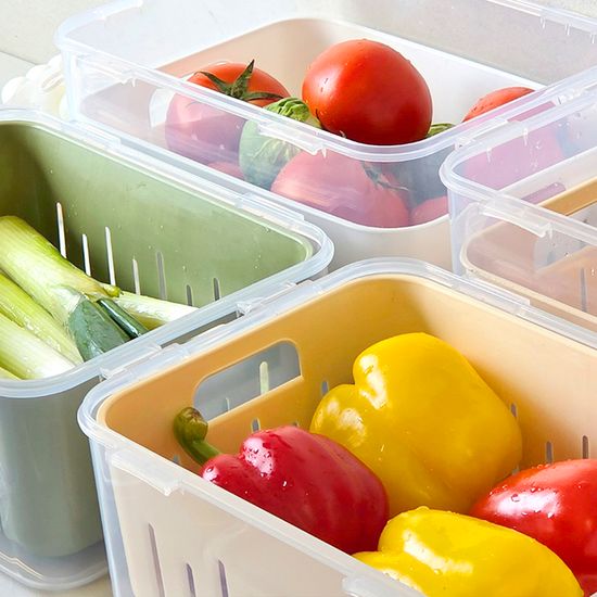 데코아르 포텐셜 BPA FREE 물빠짐 항균 밀폐용기 세트