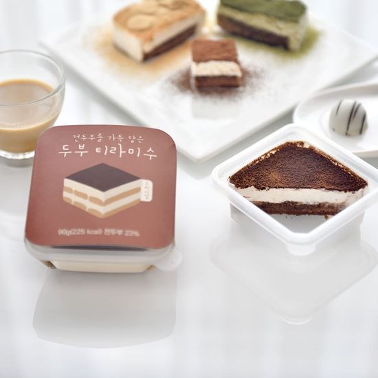 고단백 두부 티라미수 디저트 간식 3가지맛_90g*2개입