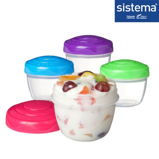 [시스테마] 투고 요거트통 보관용기 150ml (4color)