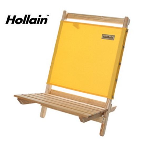 홀라인 캠핑용 원목 접이식 의자 Holla chair poly - yellow 색상