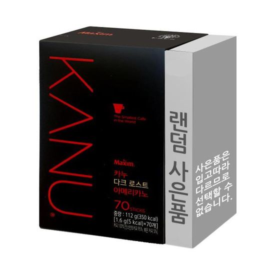 카누 다크로스트 아메리카노 70T /랜덤사은품