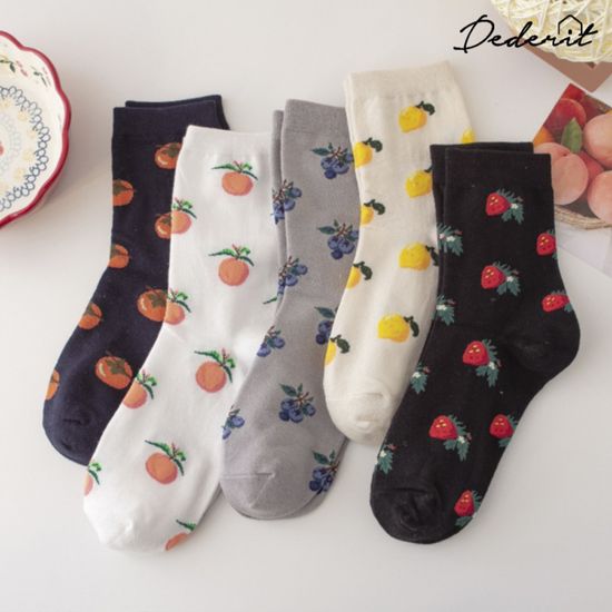 [데데리트]귀여운 과일모양 여성 여자 패션 예쁜 양말