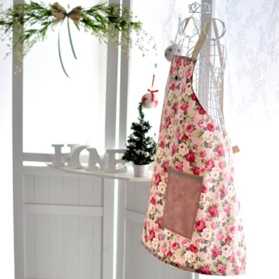 레이디가든 방수앞치마(핑크)