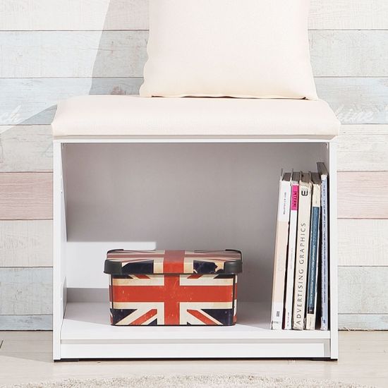 지젤 수납의자 화장대스툴 보조 스톨 벤치 (착불)