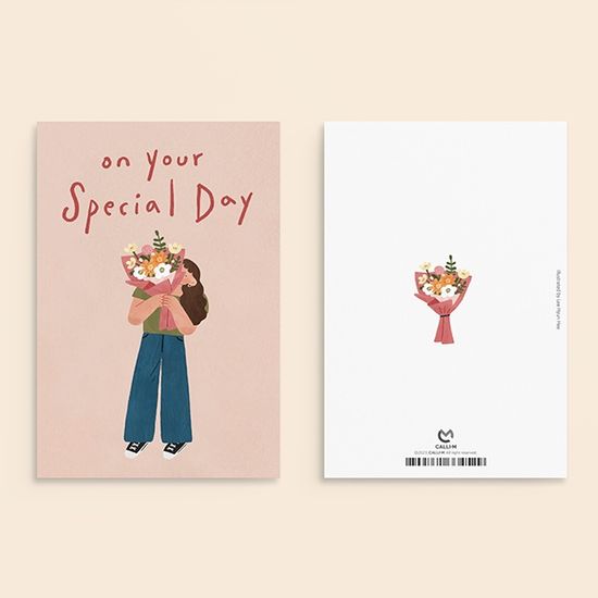 on your special day 캘리그라피카드 신상카드