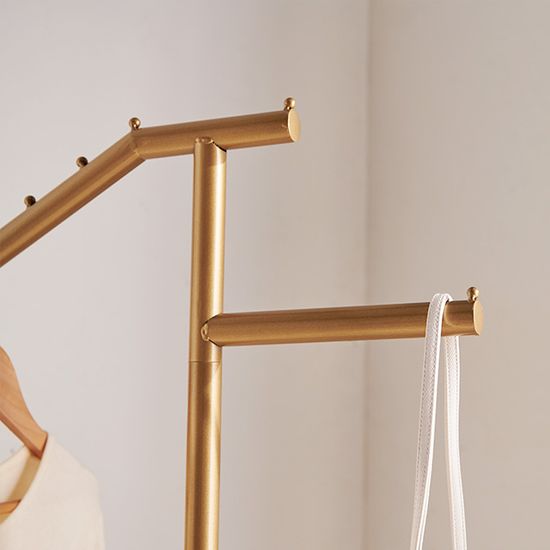 동화속나무 양방향 철제 스탠드 행거 2단 옷걸이 원룸