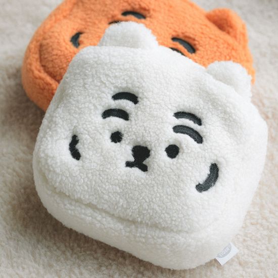 뚱랑이 뽀글 사각 파우치 2종