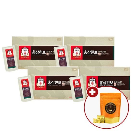 [정관장] 홍삼천보 50ml x 30포 4박스 + 홍삼캔디수