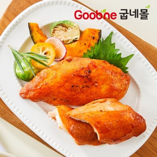 [굽네 오통닭]오븐구이 통 닭가슴살 110g 2종 12팩set