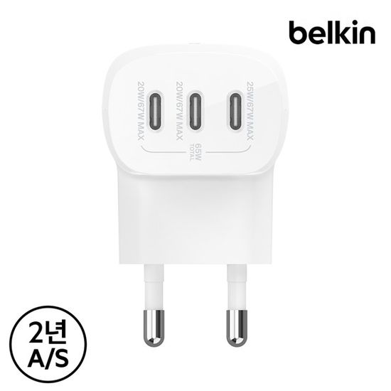 벨킨 67W C타입 PD 3.1 PPS 고속 충전기 WCC002kr
