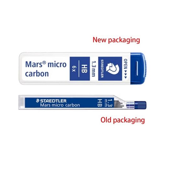 스테들러 Mars micro Carbon 1.3mm HB 샤프심 1통