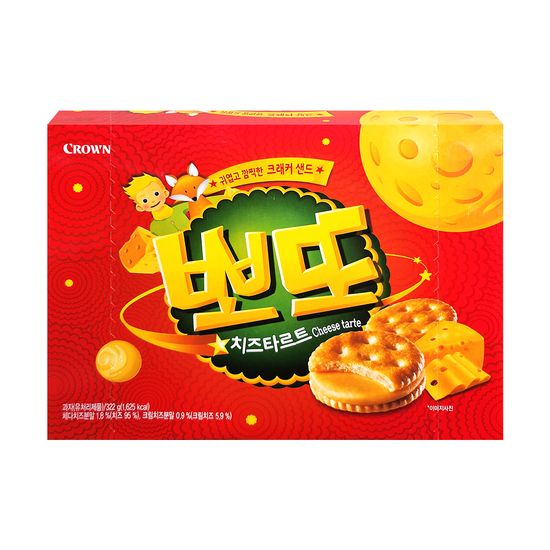 크라운 뽀또 치즈타르트 322g