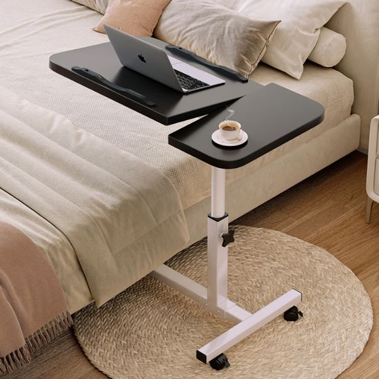 각도 조절 듀얼 사이드 테이블(블랙) 쇼파 거실