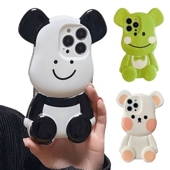 아이폰 14 PRO MAX 귀여운 동물 캐릭터 실리콘 케이스