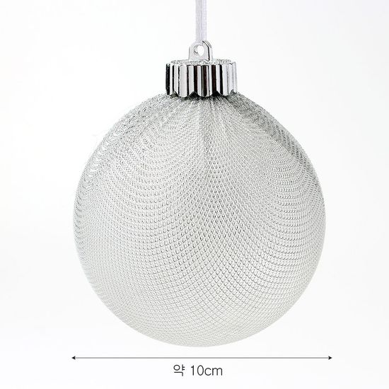 [도토로]시스루 레이스 장식볼 2p(10cm) (그레이망사)