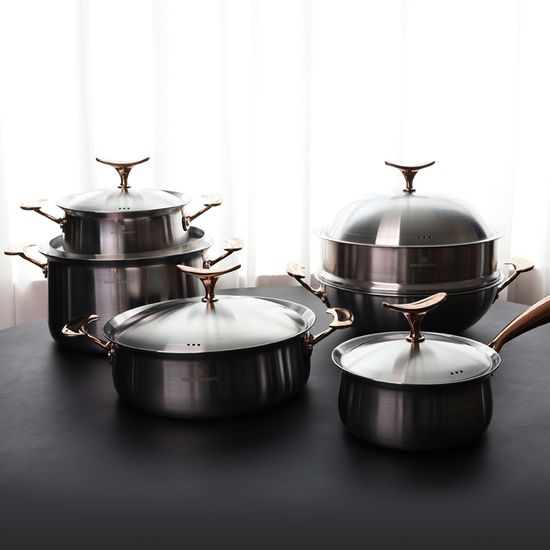 베쎄머 오리진 인덕션 316 스텐 통5중 양수냄비 24cm