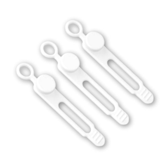 코지박스 자석 실리콘 케이블 타이 선정리 재사용20개