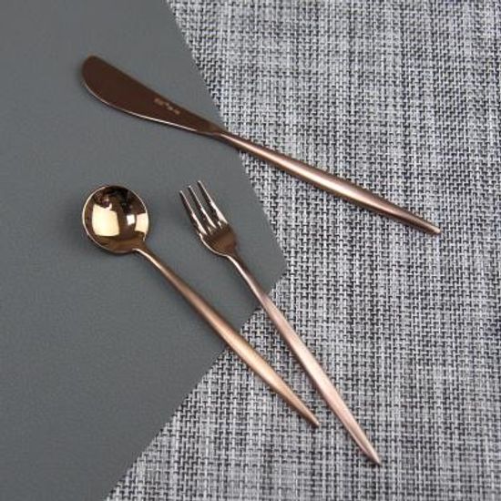 BSF 킹덤로즈골드 디저트3종 티스푼 티포크버터나이프