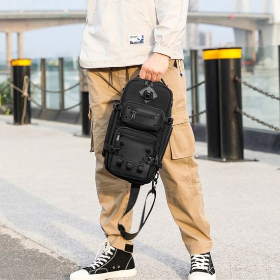 [DICUBO]양방향 스트랩 멀티 포켓 슬링백 DOCZ-10696