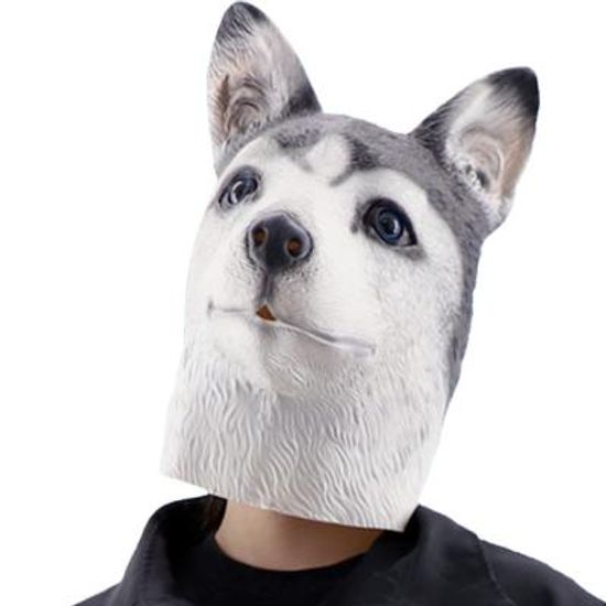 잘생긴 허스키 가면