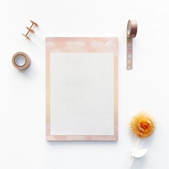 오첵 B5 NOTE PAD B5노트패드 세로형 4종