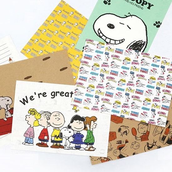 스누피 패턴 페이퍼북 (내 맘대로 활용 - 224P)