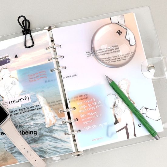 [반투명] 트레싱지 그라데이션 믹스 다꾸패드