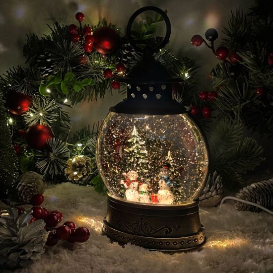 크리스마스 오르골 - 올드맨 슬레이드 워터볼 무드등