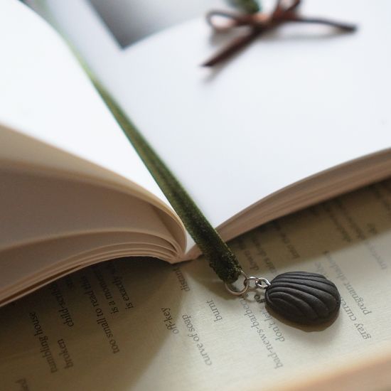 [선물포장] 블랙 마들렌 Bookmark 북마크 책갈피