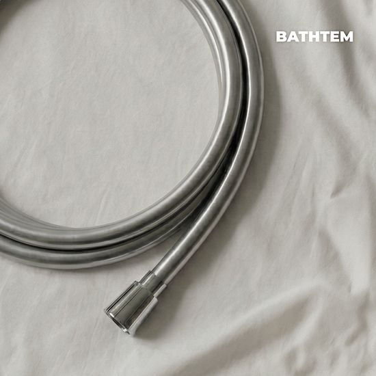 바스템 물때가 끼지않는 튜브형 샤워줄(그레이,블랙)